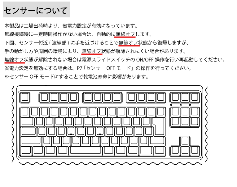 R4キーボード】製品同梱の取り扱い説明書における記載誤りについて